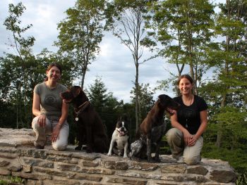 Trainer der Hundeschule Teamwork in Attendorn - Ramona Ullrich und Melanie Schweizer